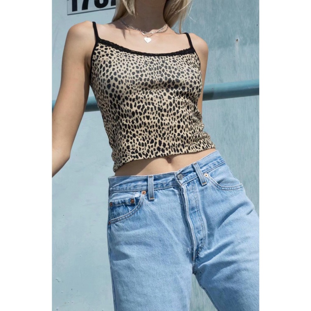 Brandy Melville Leopard Print Tank
